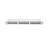 LANBERG Patch Panel 24 Port 1U Kat.6 szary ekranowany PPS6-1024-S - 457382 - zdjęcie 1